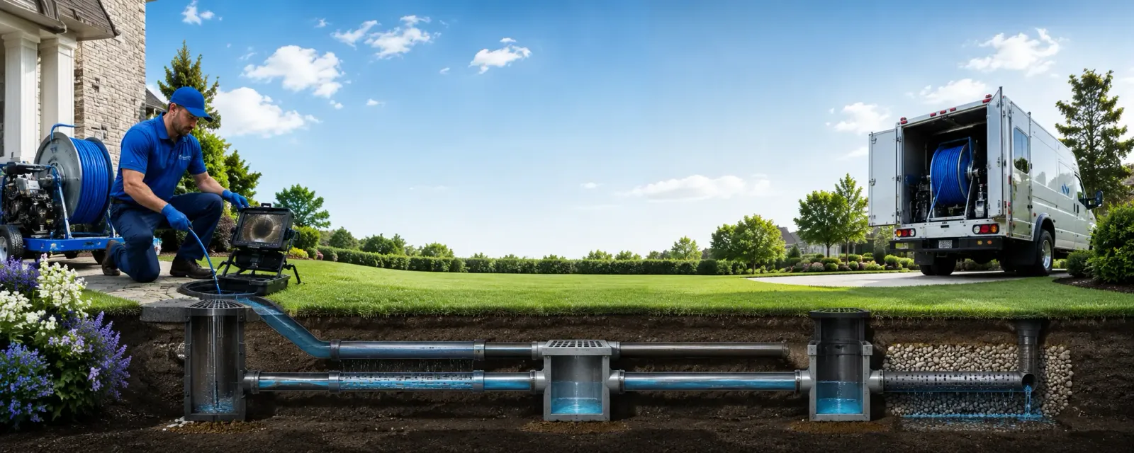 Outdoor drain cleaning information for Kirk, CO